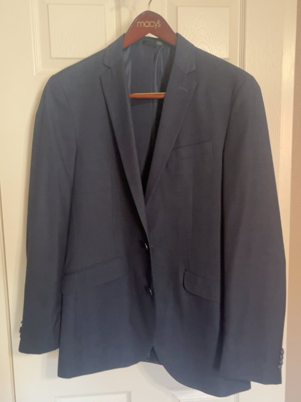 Kenneth Cole Reaction Men’s Navy Blazer 40L NWOT